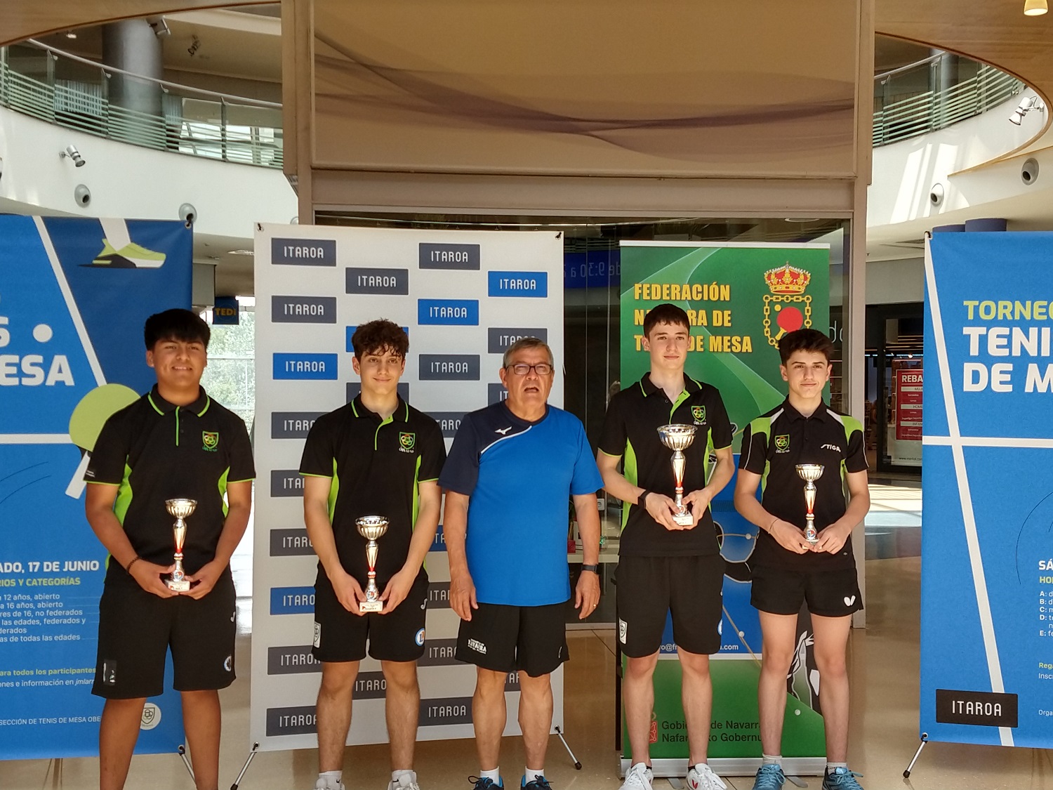 Éxito del Torneo de Tenis de Mesa en Itaroa, organizado por Oberena